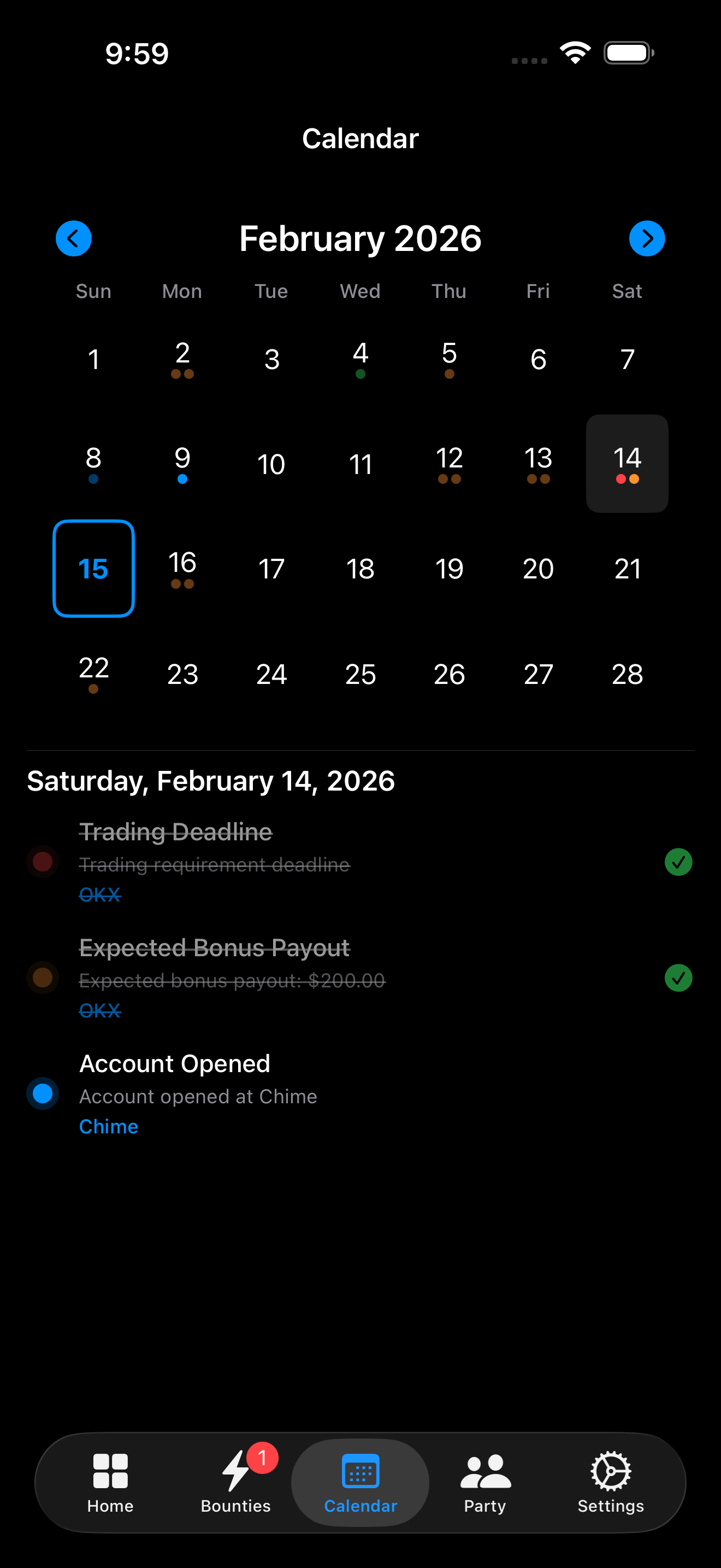 Calendar